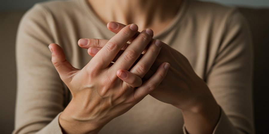 Mudanças na cor e temperatura das mãos podem ser sinais silenciosos de má circulação sanguínea.
